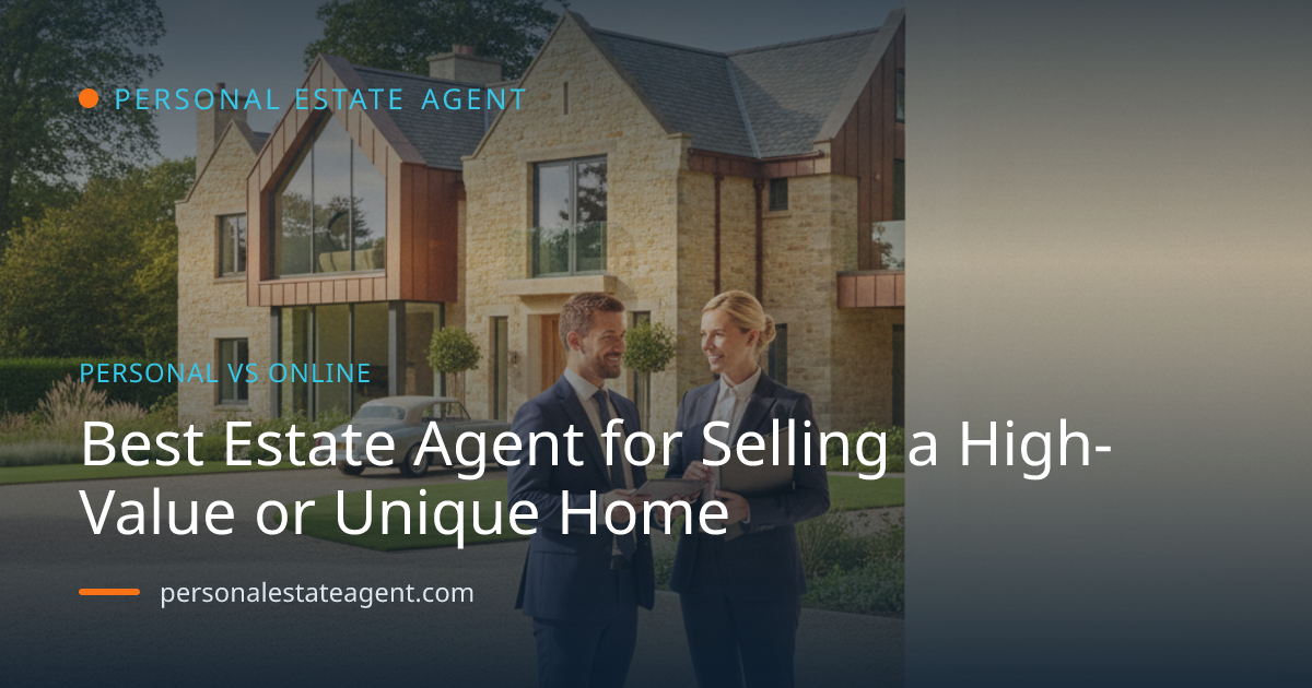 Best Estate Agent for Selling a High-Value or Unique Home