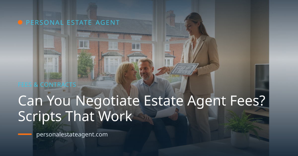 Can You Negotiate Estate Agent Fees? Scripts That Work
